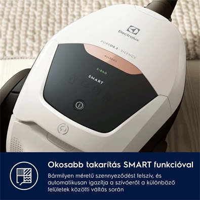 Electrolux PD82-ALRG Pure D8.2 fehér porzsákos porszívó