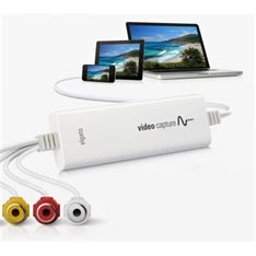 Elgato Video Capture VCR Camcorder analóg USB2.0 video digitalizáló fehér