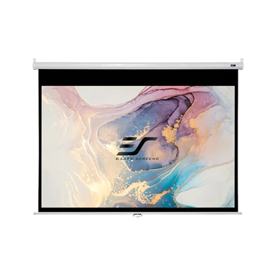 EliteScreens M150XWH2 150" (16:9) 332x187cm fehér vázzal manuális fali vetítővászon