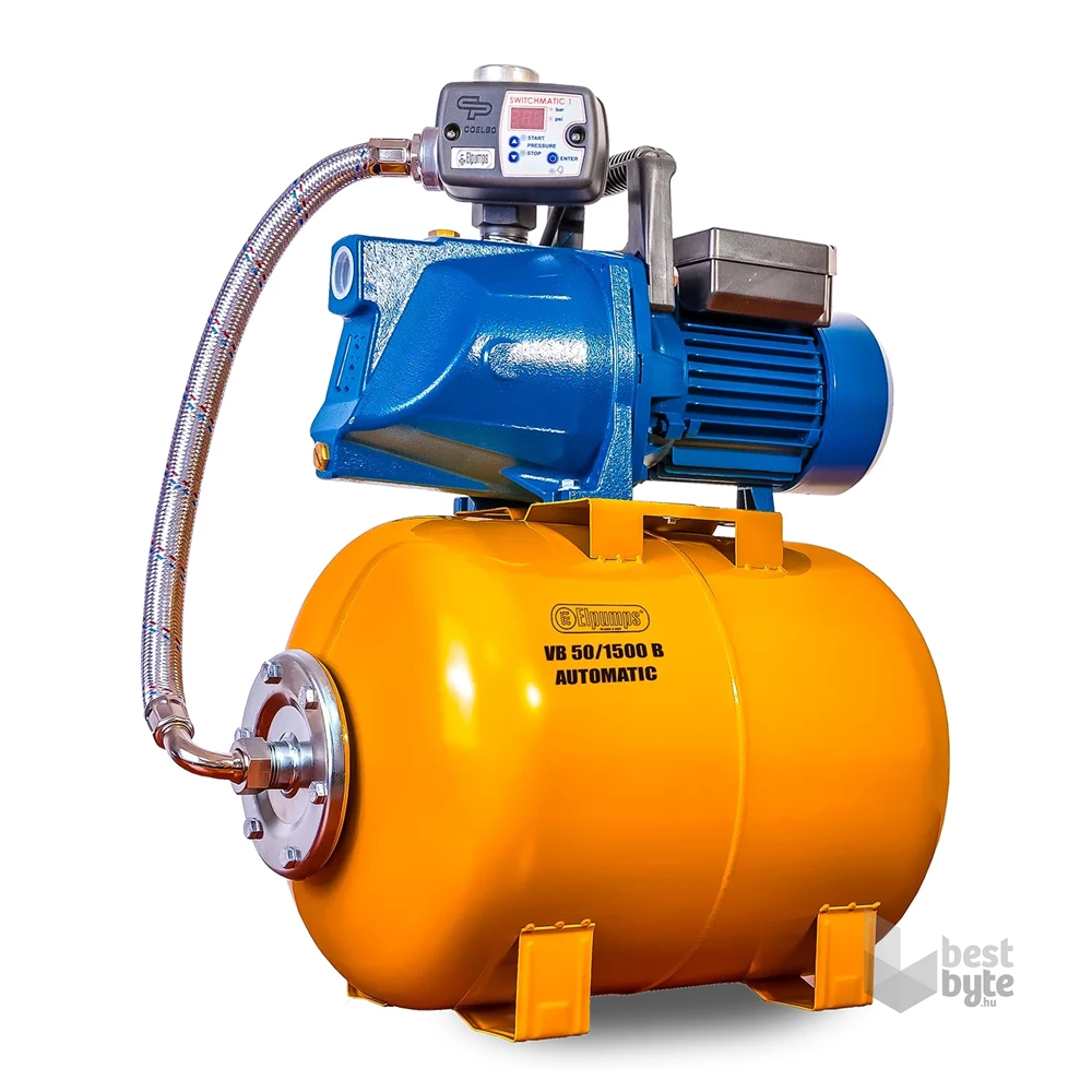 Elpumps automata házi vízellátó VB 50/1500 B bronz lapáttal