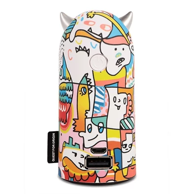 Emie S100-BJCHAN Doodle Devil 5200mAh mintás power bank