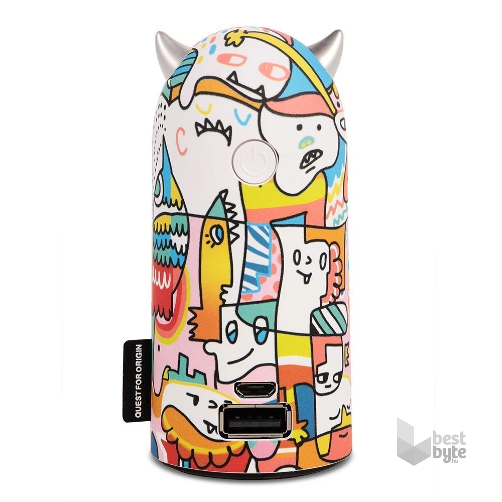 Emie S100-BJCHAN Doodle Devil 5200mAh mintás power bank