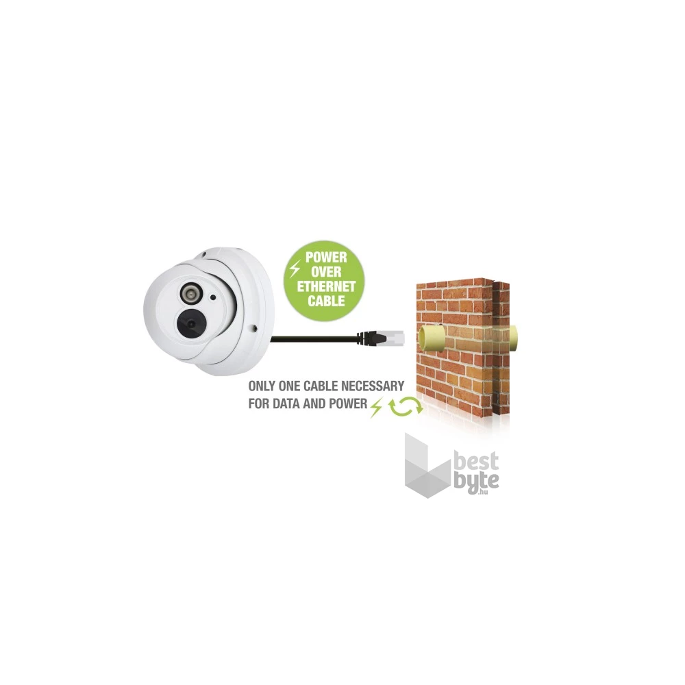Eminent EM6360 CamLine Pro kültéri Full HD Dome IP kamera