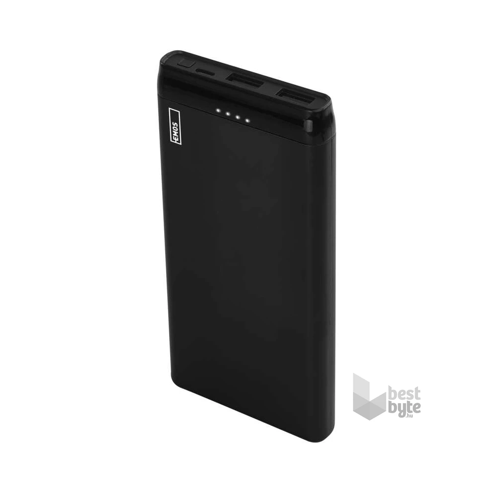 Emos B0526B ALPHA 10S, 10000 mAh, 10 W, fekete power bank