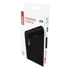 Emos B0526B ALPHA 10S, 10000 mAh, 10 W, fekete power bank