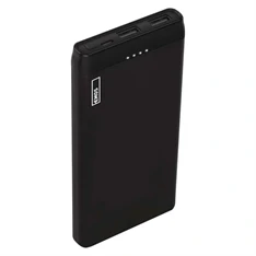 Emos B0526B ALPHA 10S, 10000 mAh, 10 W, fekete power bank