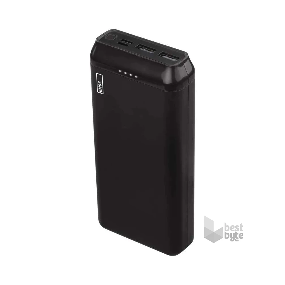 Emos B0527B ALPHA2 20, 20000 mAh, 10 W, fekete powerbank