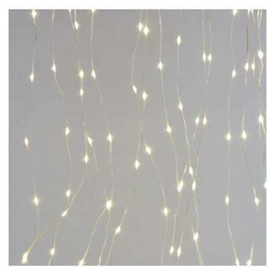 Emos D3EW02 nano fényfüggöny, 1,7x1,5 m, kültéri és beltéri, meleg fehér LED karácsonyi nano fényfüzér