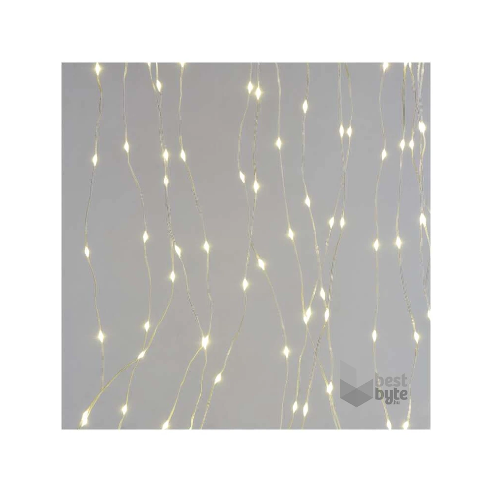 Emos D3EW02 nano fényfüggöny, 1,7x1,5 m, kültéri és beltéri, meleg fehér LED karácsonyi nano fényfüzér