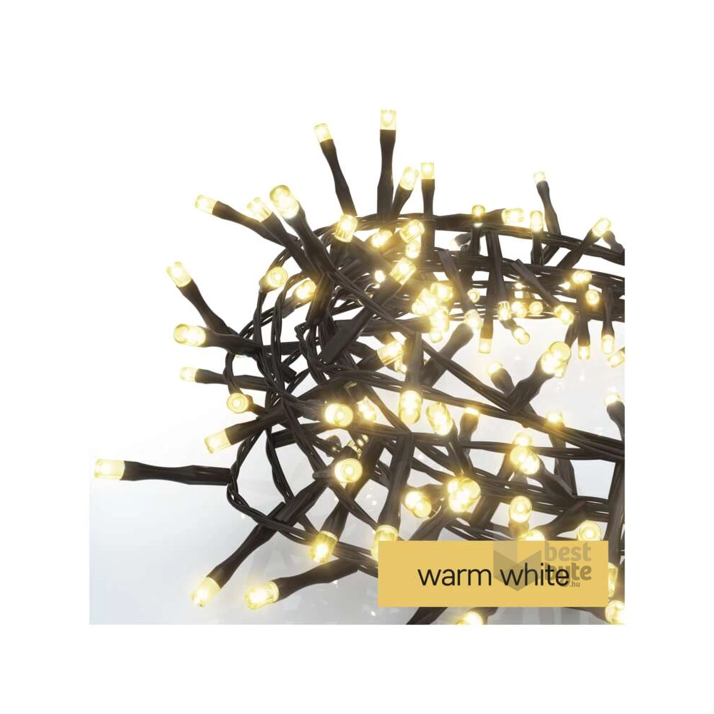 Emos D4BW03 12m/600LED/kül-beltéri/időzítős/meleg fehér/süni karácsonyi LED fényfüzér