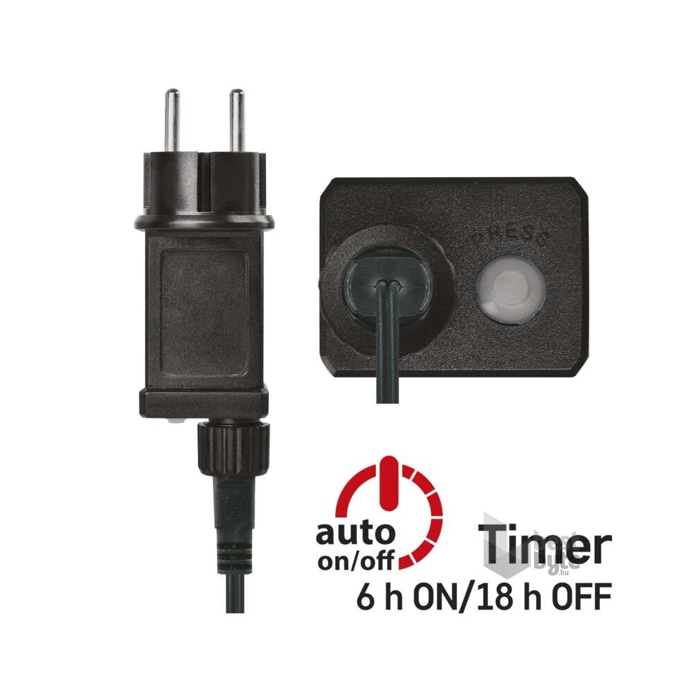 Emos D4BW03 12m/600LED/kül-beltéri/időzítős/meleg fehér/süni karácsonyi LED fényfüzér