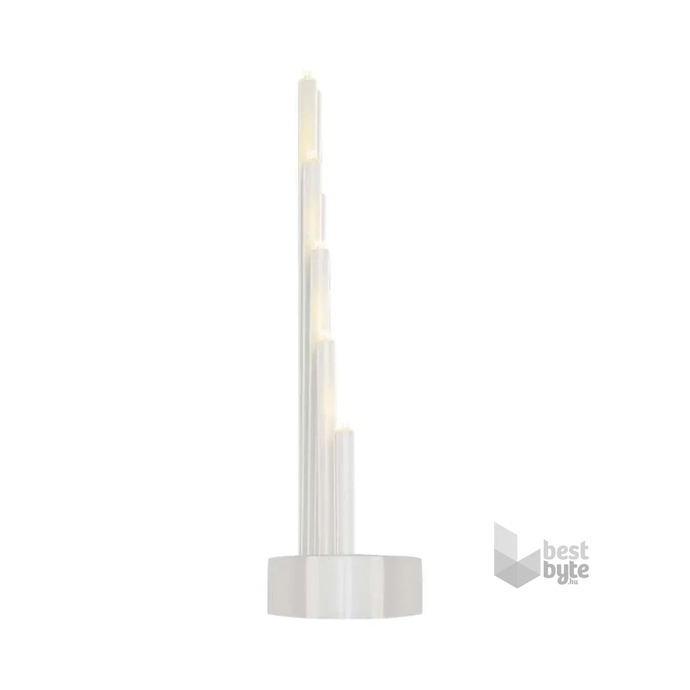 Emos DCAW01 24,5 cm 3x AA beltéri meleg fehér időzítős fehér LED gyertyatartó