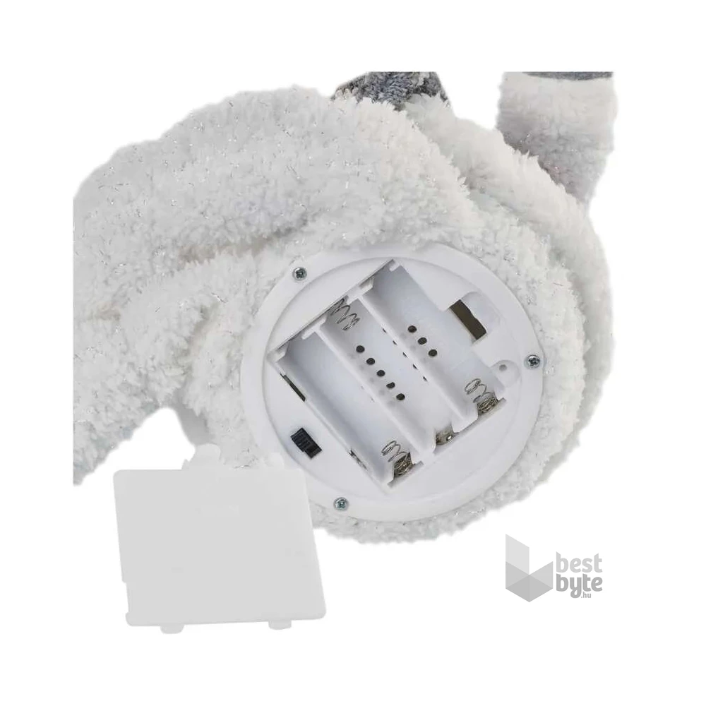 Emos DCFW02 31 cm, 3× AA beltéri meleg fehér LED karácsonyi ülő hóember