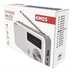 Emos E0086 EM-213 MP3-as, USB-s rádió