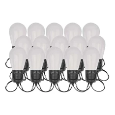 Emos GoSmart 15x parti izzók, 15 m, kültéri és beltéri, RGBIC WiFi LED fényfüzér Emos GoSmart 15x parti izzók, 15 m, kültéri és beltéri, RGBIC WiFi LED fényfüzér