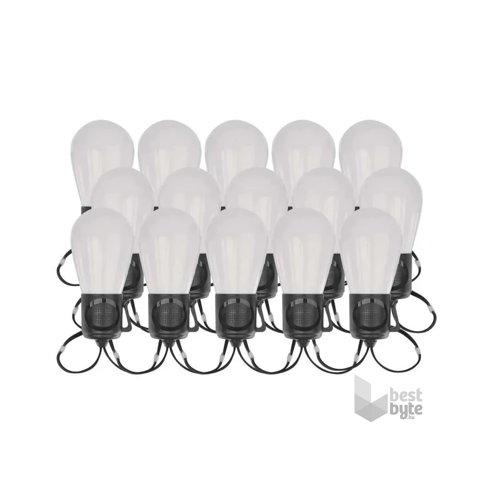 Emos GoSmart 15x parti izzók, 15 m, kültéri és beltéri, RGBIC WiFi LED fényfüzér