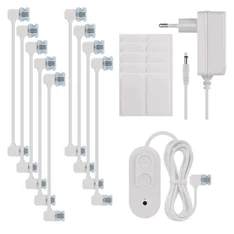 Emos GoSmart Hexagon, indító készlet, 10 rész, 19 W, RGBIC dimmelhető, WiFi LED lámpa