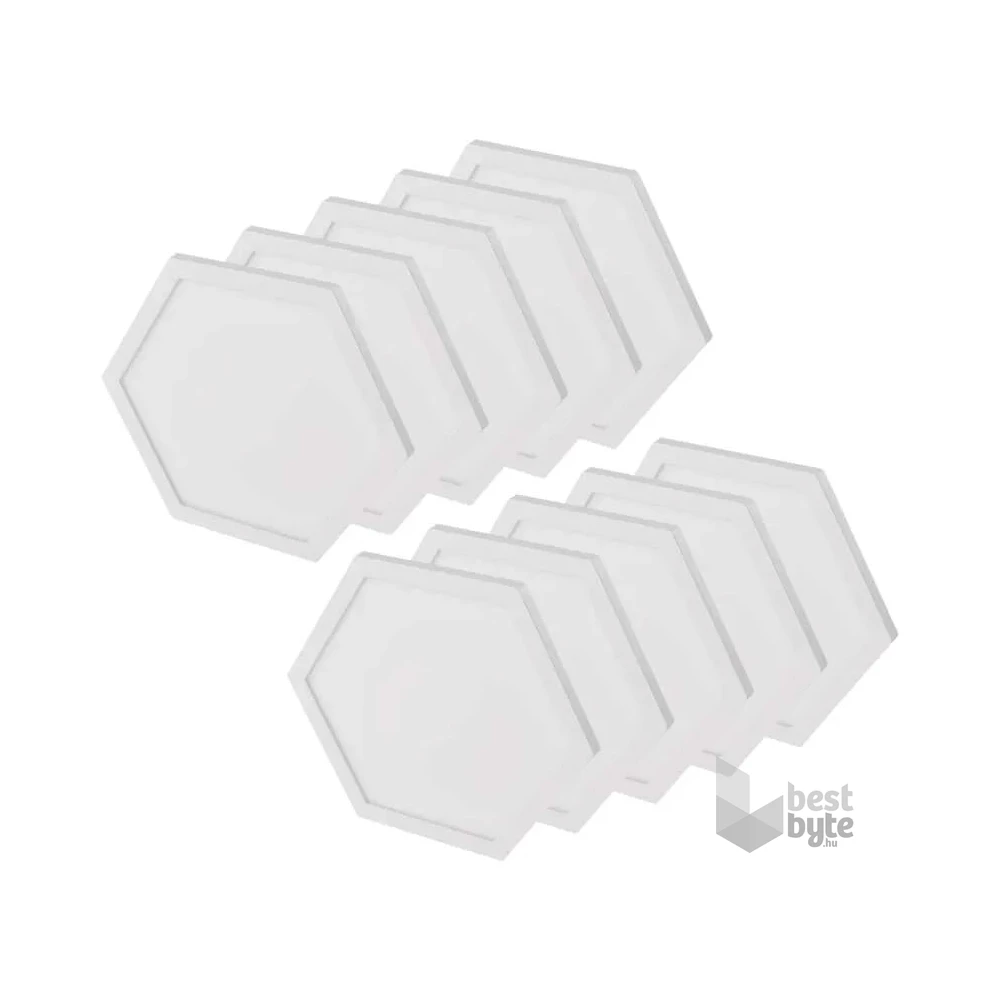 Emos GoSmart Hexagon, indító készlet, 10 rész, 19 W, RGBIC dimmelhető, WiFi LED lámpa