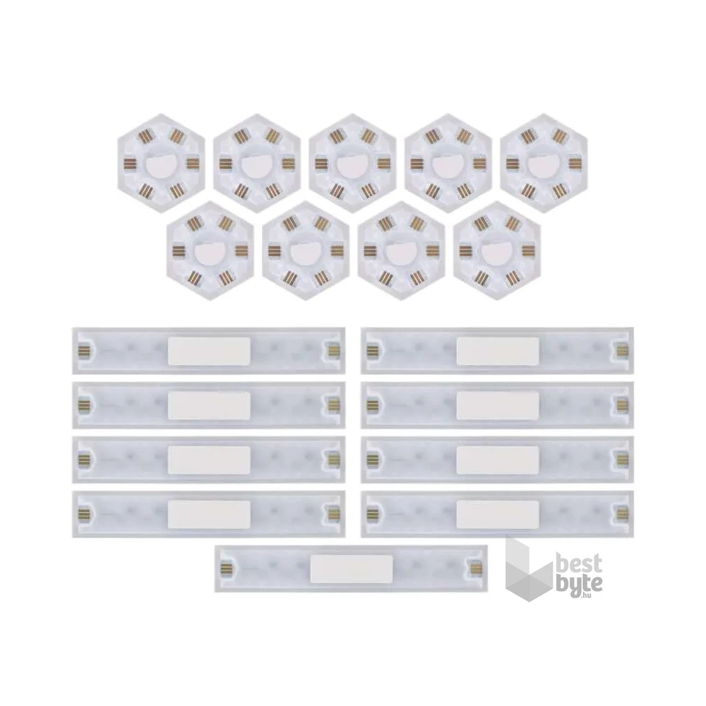 Emos GoSmart Lines fehér, 9 részből álló, 34 W, RGBIC dimmelhető, WiFi LED lámpa