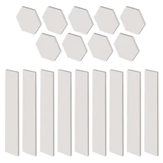 Emos GoSmart Lines fehér, 9 részből álló, 34 W, RGBIC dimmelhető, WiFi LED lámpa Emos GoSmart Lines fehér, 9 részből álló, 34 W, RGBIC dimmelhető, WiFi LED lámpa