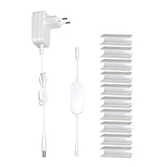 Emos GoSmart NEON fehér, 3 m, 24 W, RGBIC dimmelhető, WiFi LED szalag
