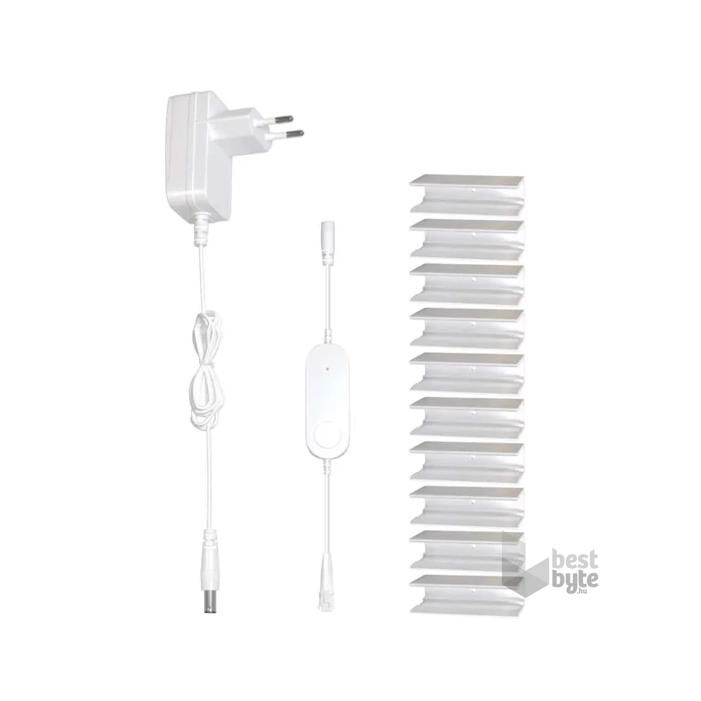 Emos GoSmart NEON fehér, 3 m, 24 W, RGBIC dimmelhető, WiFi LED szalag