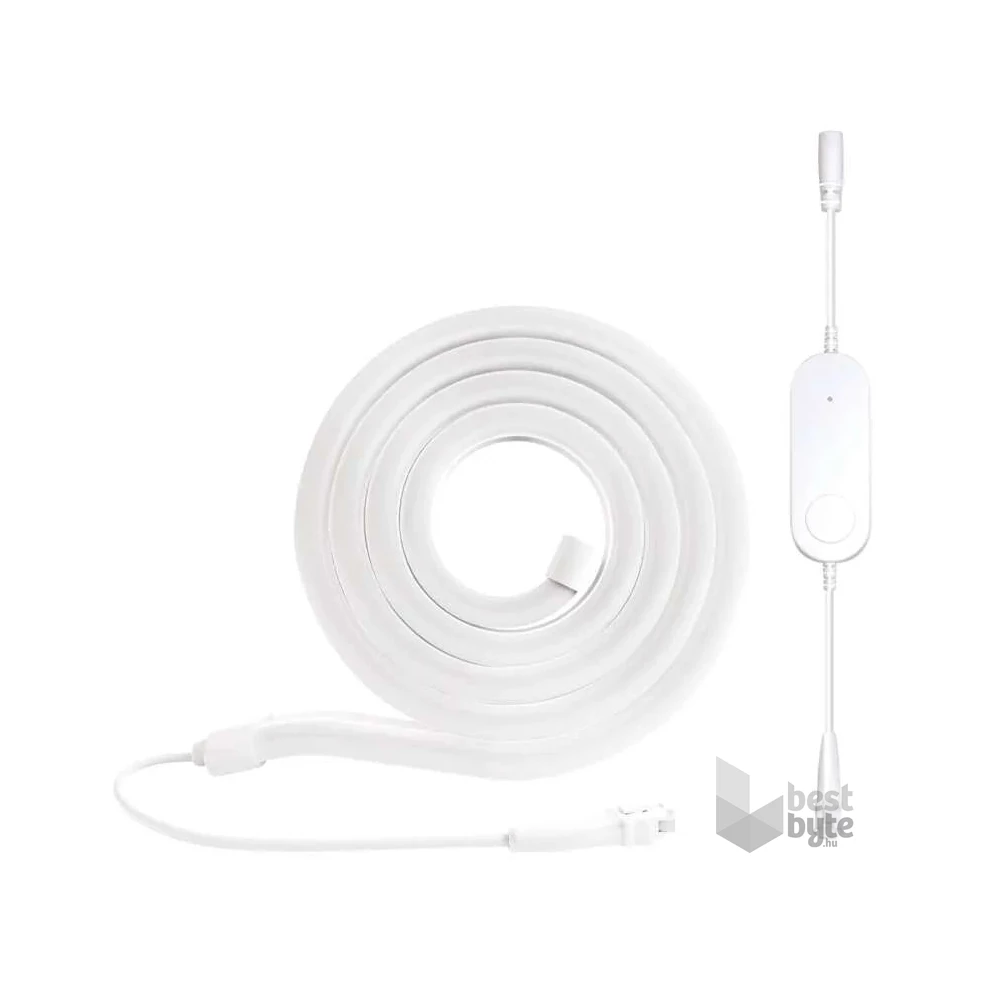 Emos GoSmart NEON fehér, 3 m, 24 W, RGBIC dimmelhető, WiFi LED szalag