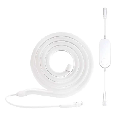 Emos GoSmart NEON fehér, 3 m, 24 W, RGBIC dimmelhető, WiFi LED szalag