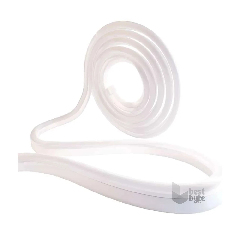 Emos GoSmart NEON fehér, 3 m, 24 W, RGBIC dimmelhető, WiFi LED szalag