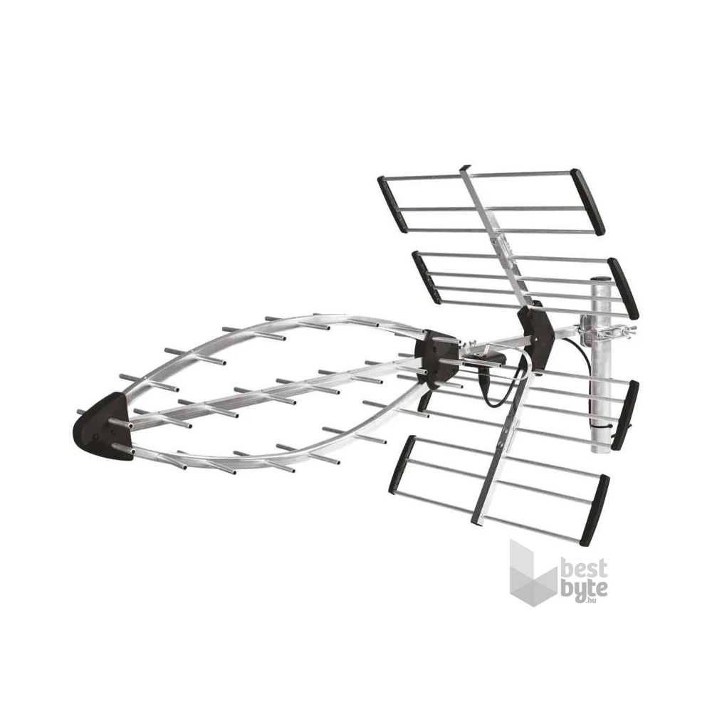 Emos J0690 EM-29U5G, PROFI, 0–200 km, DVB-T2, LTE/4G/5G szűrő kültéri antenna