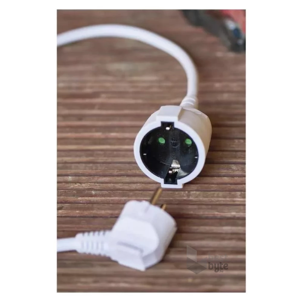 Emos P0123R 3 méter 3x1,5mm2 fehér hosszabbító