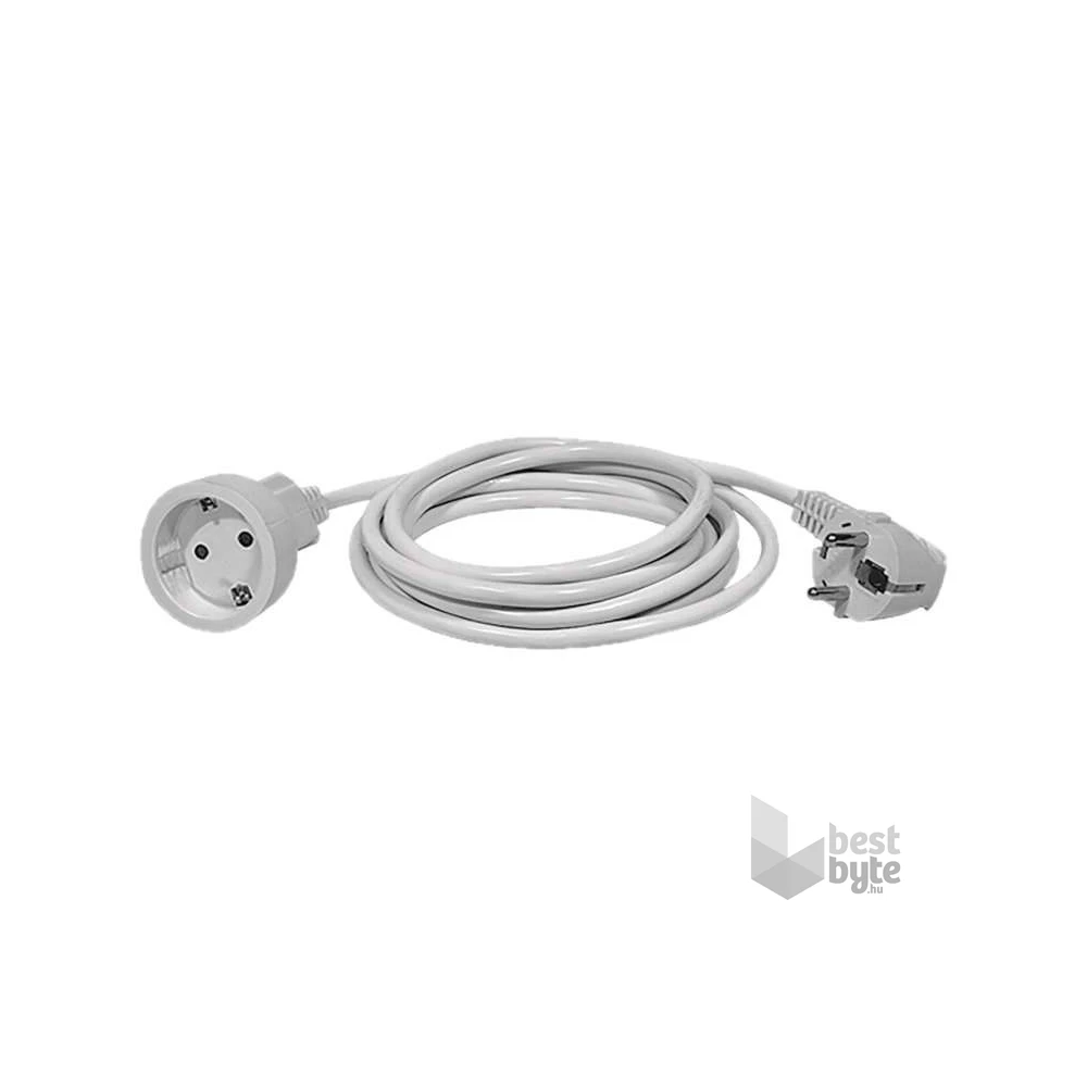 Emos P0123R 3 méter 3x1,5mm2 fehér hosszabbító