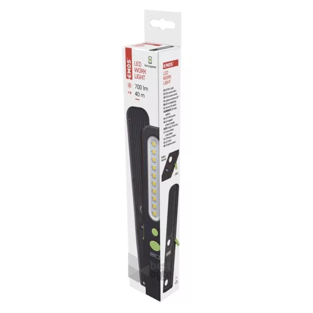Emos P4538 SMD LED + LED 700lm akkumulátoros lámpa