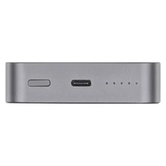Emos WI 1046, 10 000 mAh, 20 W+Wireless, szürke powerbank