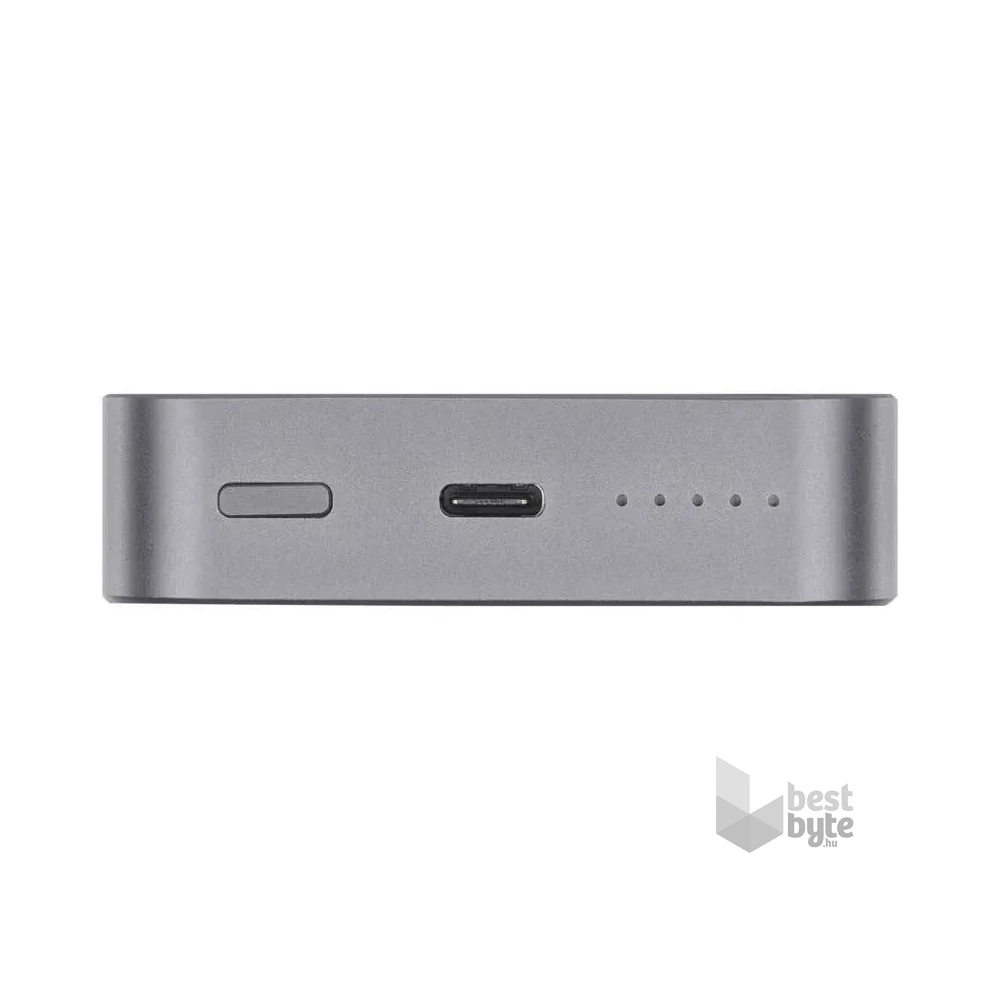 Emos WI 1046, 10 000 mAh, 20 W+Wireless, szürke powerbank