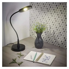 Emos Z7523B fekete LED asztali lámpa
