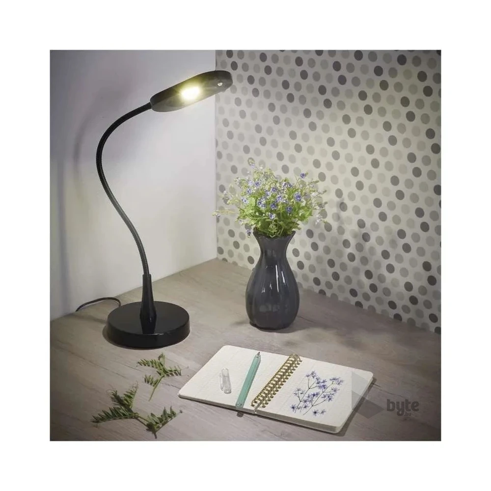 Emos Z7523B fekete LED asztali lámpa