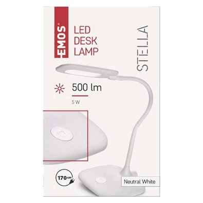 Emos Z7602W LED Stella fehér asztali  lámpa