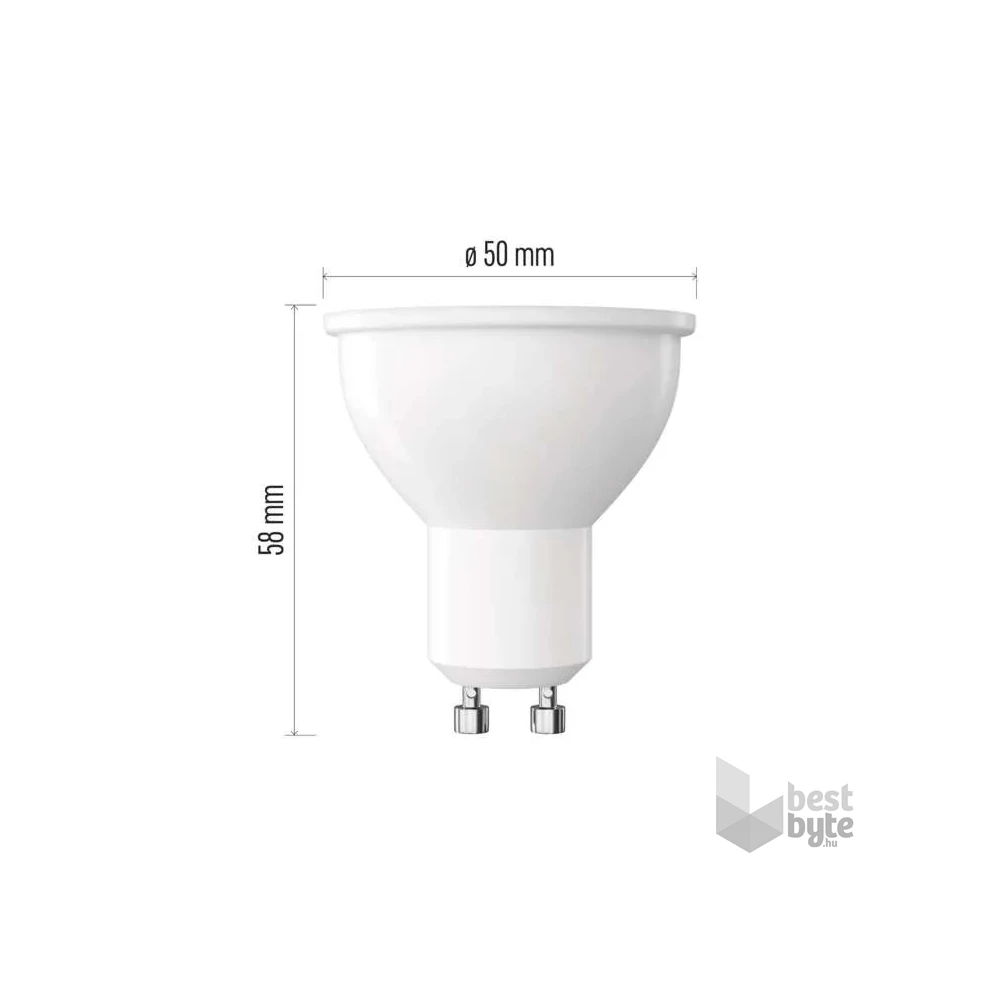 Emos ZQ8155D GU10/7W (60W)/800 lm/meleg fehér/dimmelhető Classic MR16 LED izzó