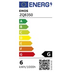 Emos ZQ8350 CLASSIC 5,5W GU10 465 lumen meleg fehér LED spot izzó