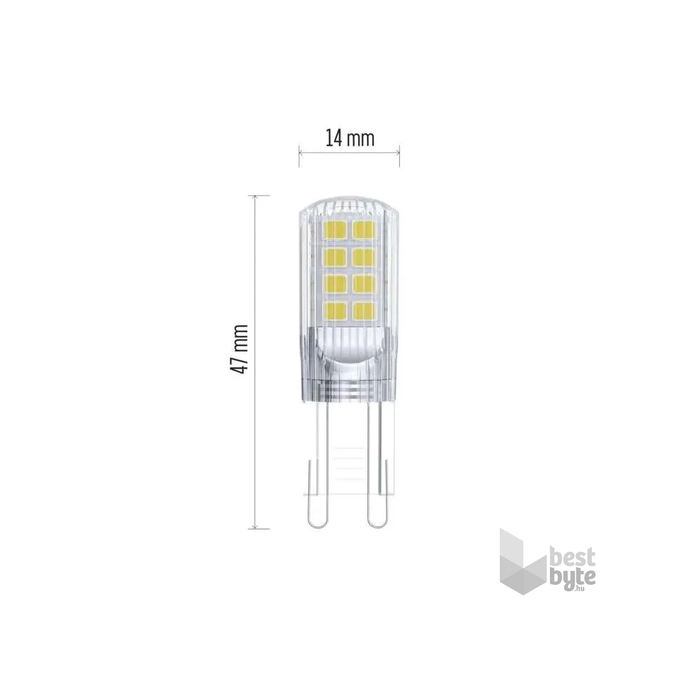 Emos ZQ9536 2,5W (32W)/350 lm/természetes fehér Classic JC /G9 LED izzó
