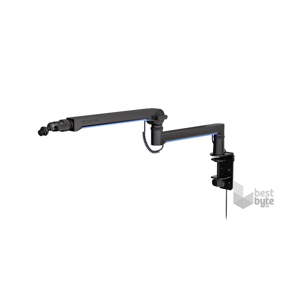 Endorfy Broadcast Low Profile RGB Boom Arm RGB fekete mikrofonállvány