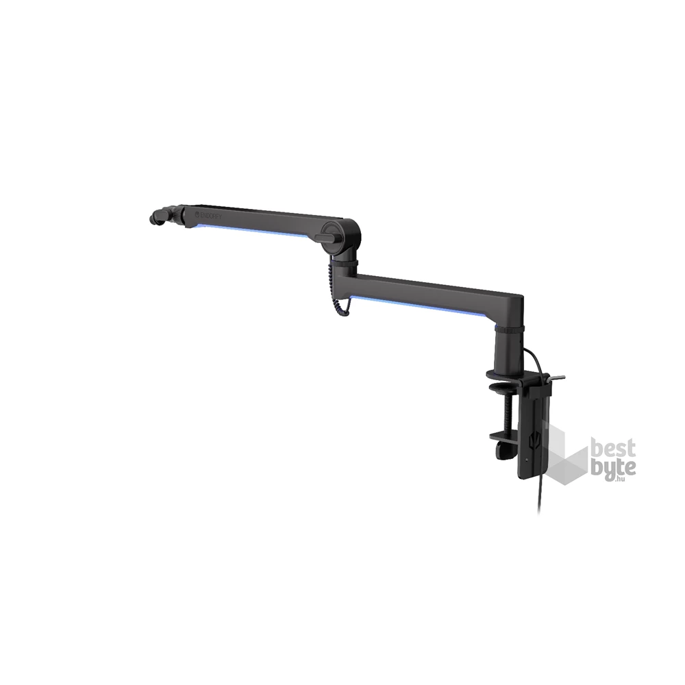 Endorfy Broadcast Low Profile RGB Boom Arm RGB fekete mikrofonállvány