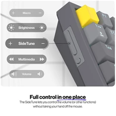 Endorfy Celeris 1800 US RGB (Gateron Yellow Switch) vezeték nélküli mechanikus billentyűzet