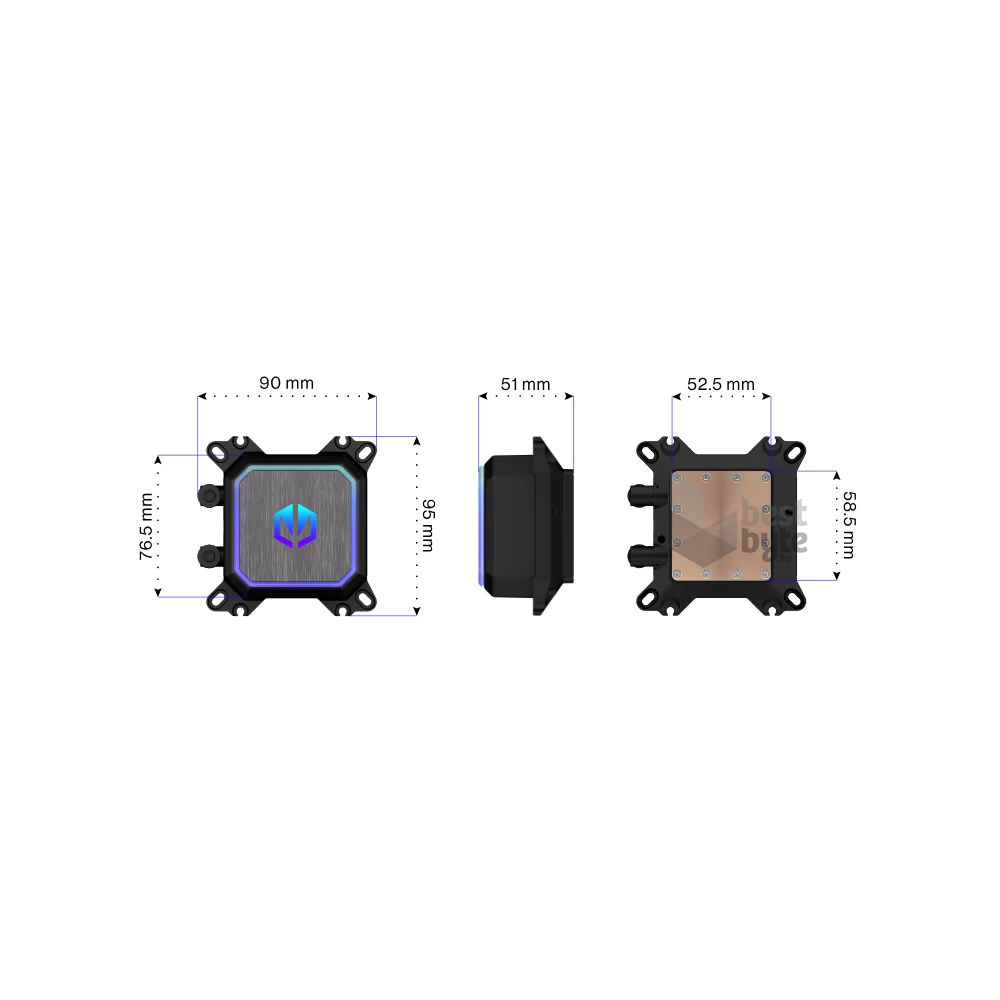 Endorfy Navis F280 ARGB AIO vízhűtéses processzorhűtő