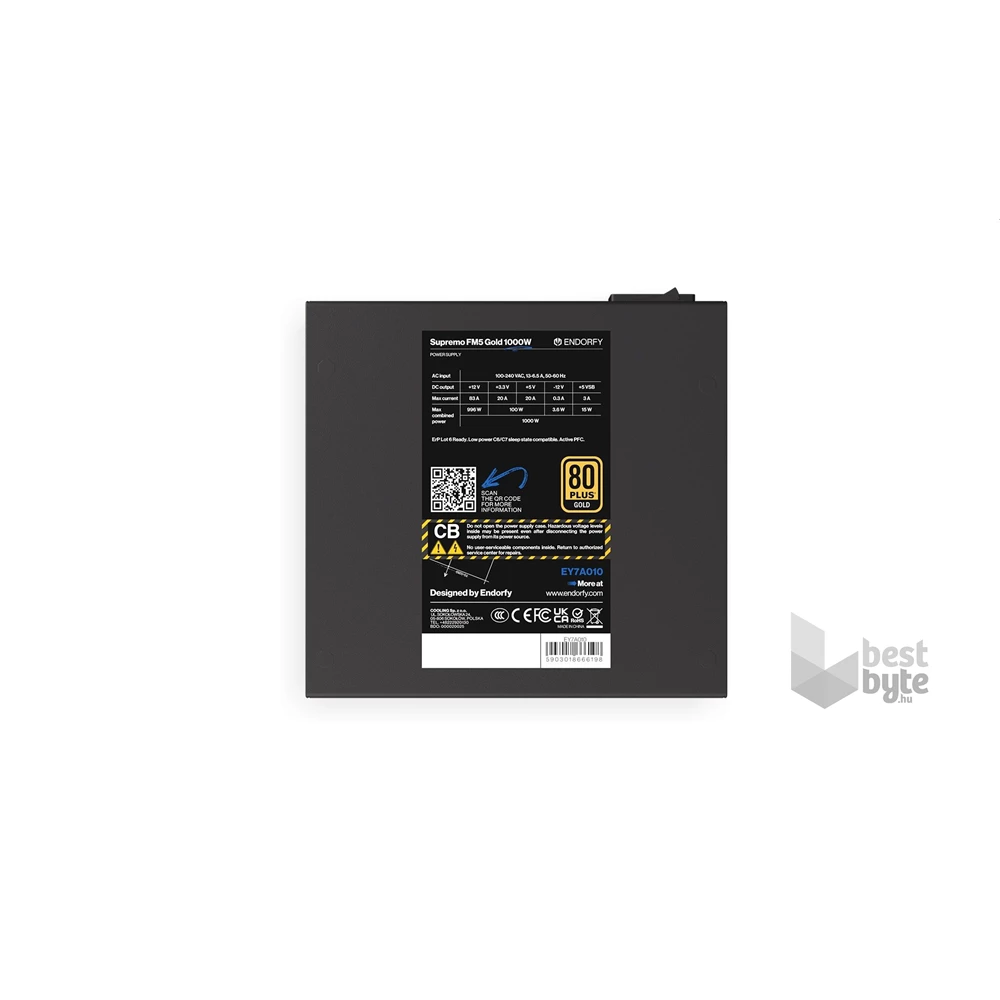 Endorfy Supremo FM5 Gold 1000W tápegység