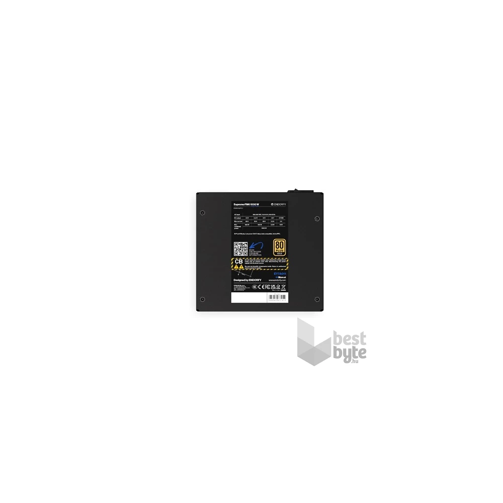 Endorfy Supremo FM6 1000W 80+ Gold ventillátorral tápegység