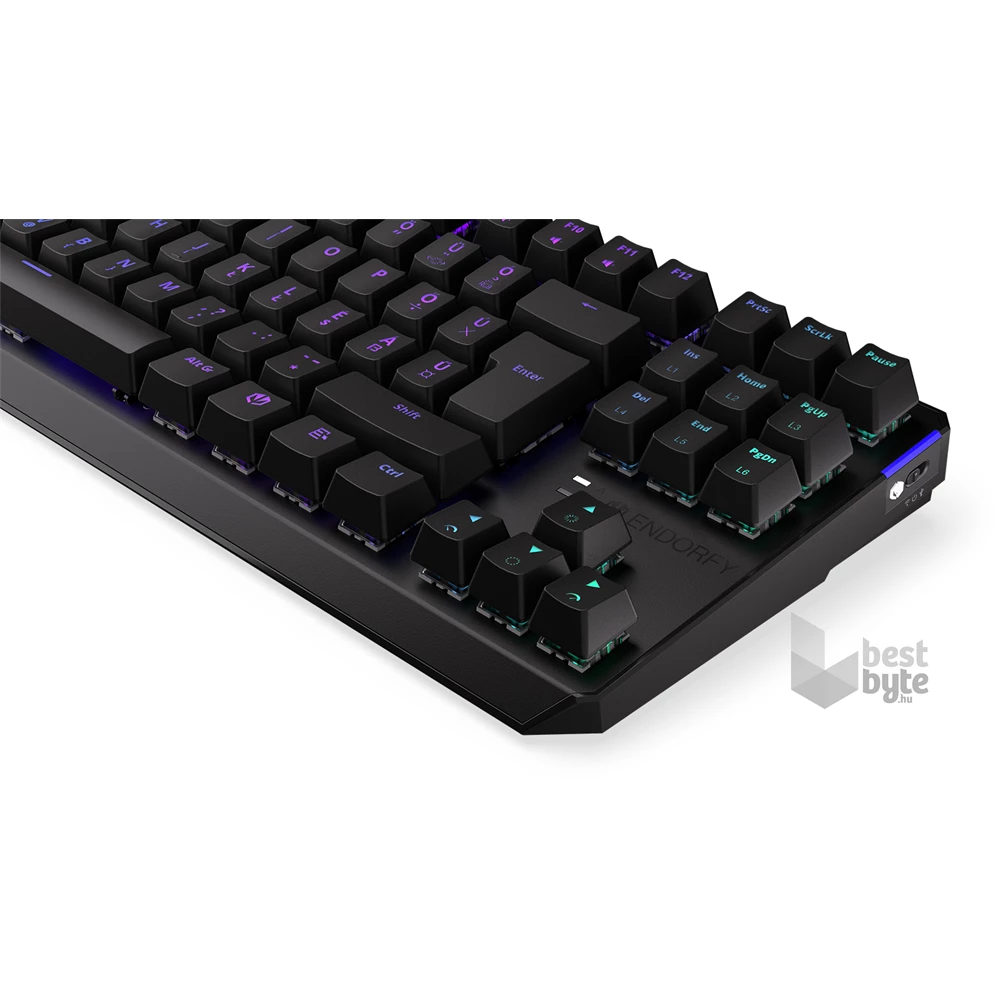 Endorfy Thock TKL HU Kailh Box Brown Switch vezeték nélküli billentyűzet