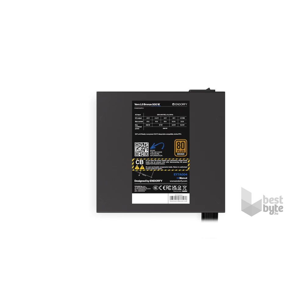 Endorfy Vero L5 Bronze 500 W tápegység