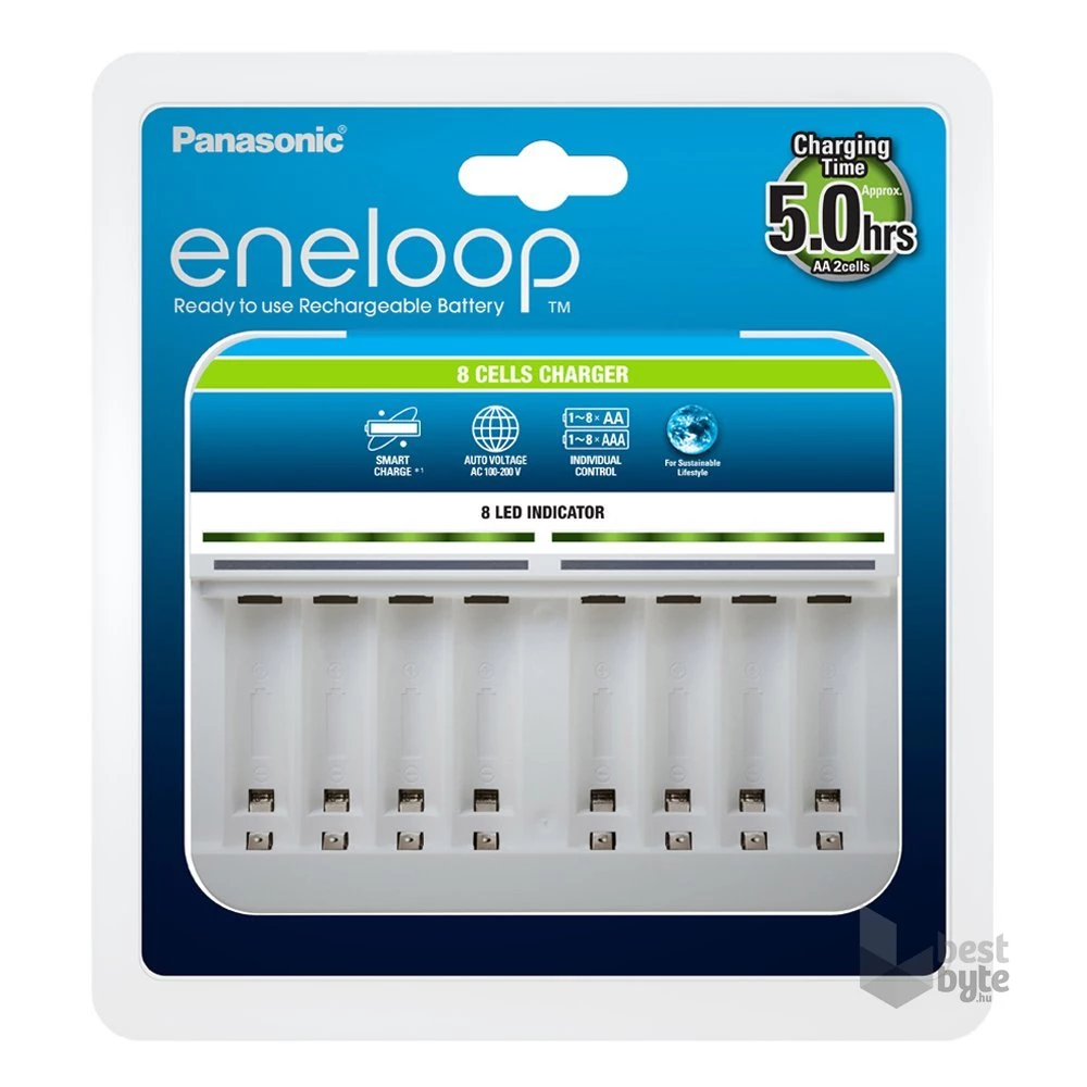 Panasonic Eneloop BQ-CC63 1/8db AA/AAA akku töltő